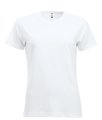 Dames T-shirt Clique New Classic-T Wit
